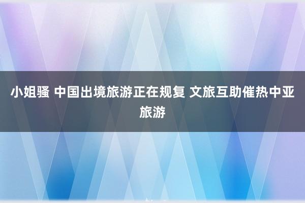 小姐骚 中国出境旅游正在规复 文旅互助催热中亚旅游