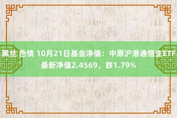 黑丝 色情 10月21日基金净值：中原沪港通恒生ETF最新净值2.4569，跌1.79%