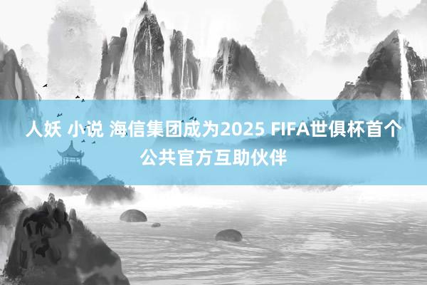 人妖 小说 海信集团成为2025 FIFA世俱杯首个公共官方互助伙伴